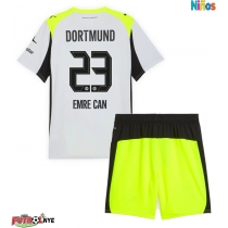 Camiseta Borussia Dortmund Emre Can #23 Visitante Equipación para niños 2025-26 manga corta (+ pantalones cortos)